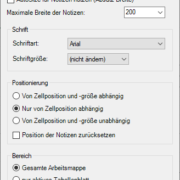 Dialog des COS Notesmanager