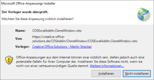 vsto_installieren